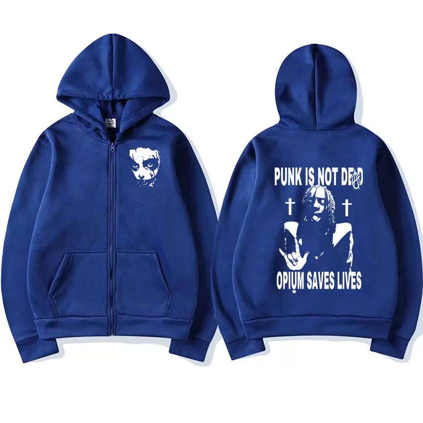 PUNK IS NOT DEAD, OPIUM SAVES LIVES