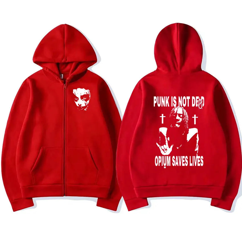 PUNK IS NOT DEAD, OPIUM SAVES LIVES