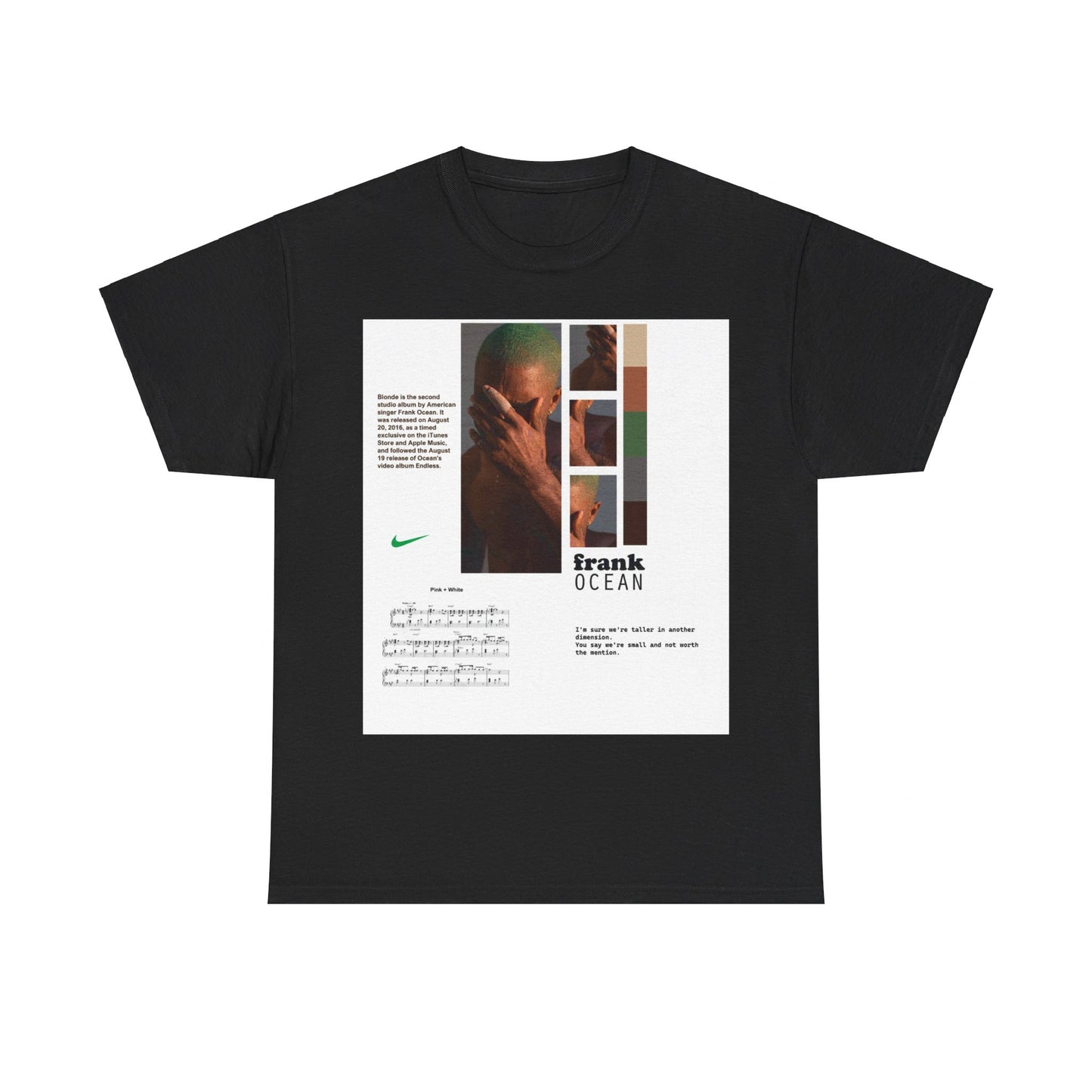 Frank Ocean “Blonde” graphic t-shirt