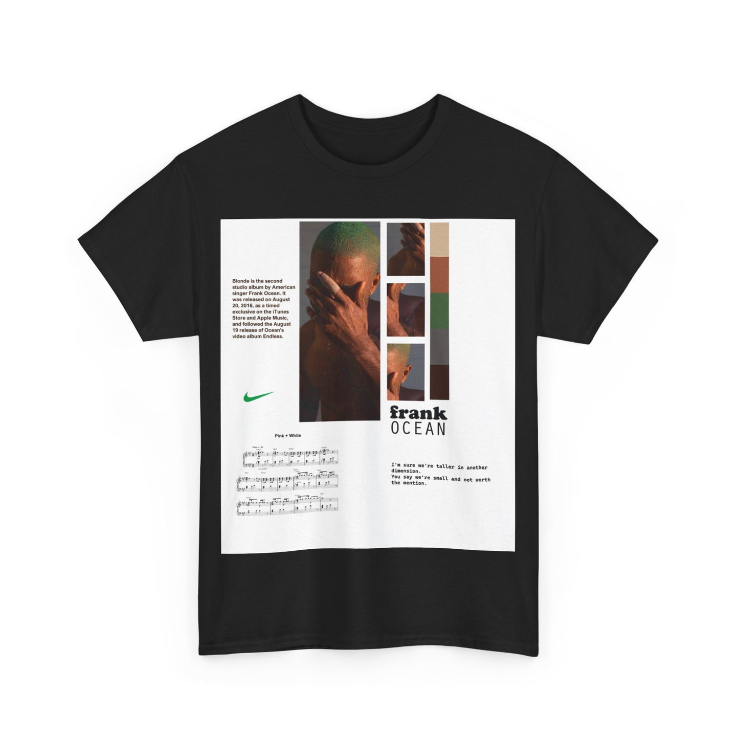 Frank Ocean “Blonde” graphic t-shirt