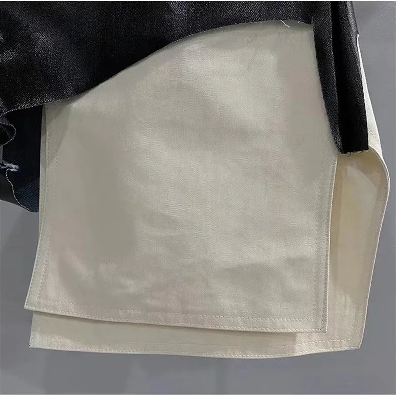 RICK OWEN LEATHER SHORTS
