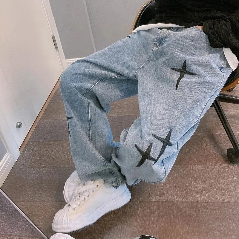 CROSS BLUE DENIM JEANS