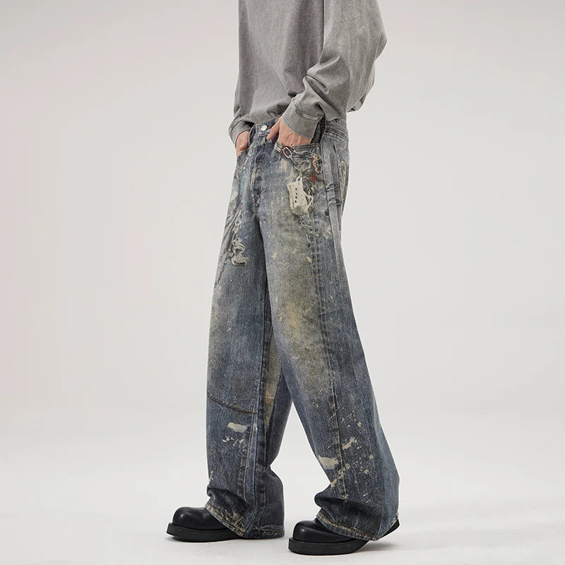 CHAIN WICKED BLUE JEANS