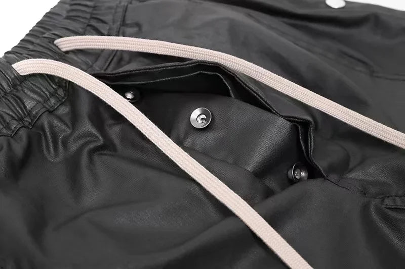 RICK OWEN STRING LEATHER PANTS