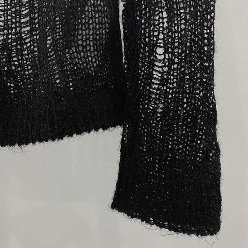 RICK OWEN SEE THRU KNIT