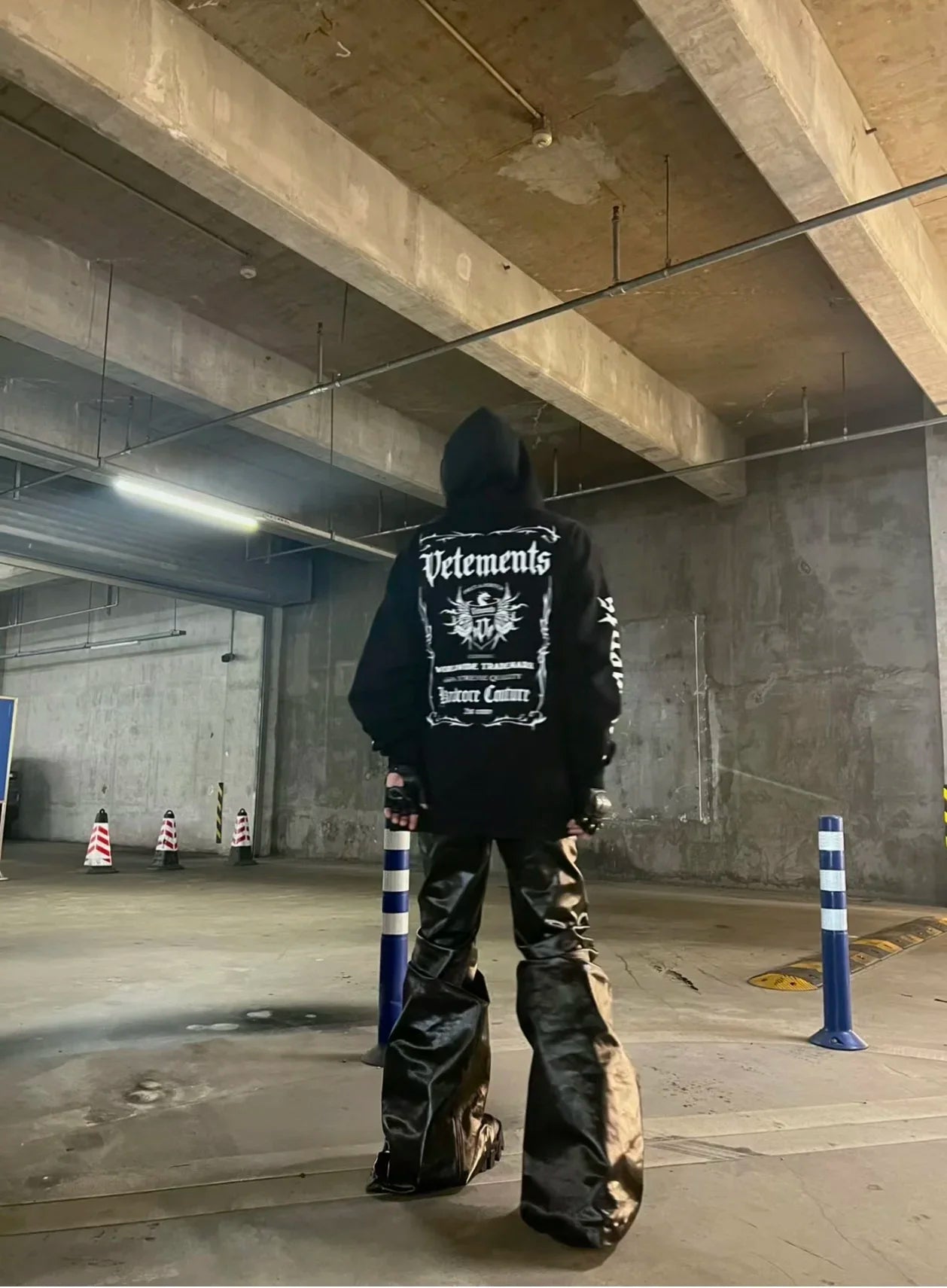 1:1 RICK OWENS LEATHER PANTS