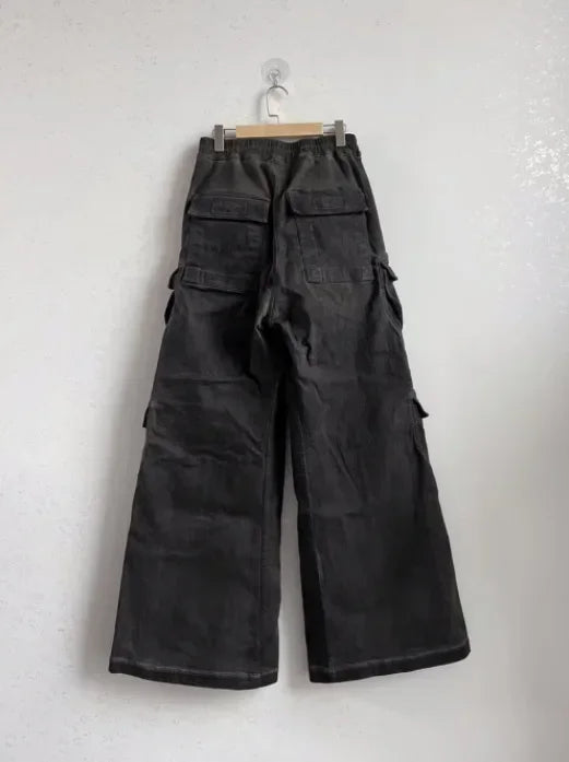 RICK OWEN DENIM CARGOS
