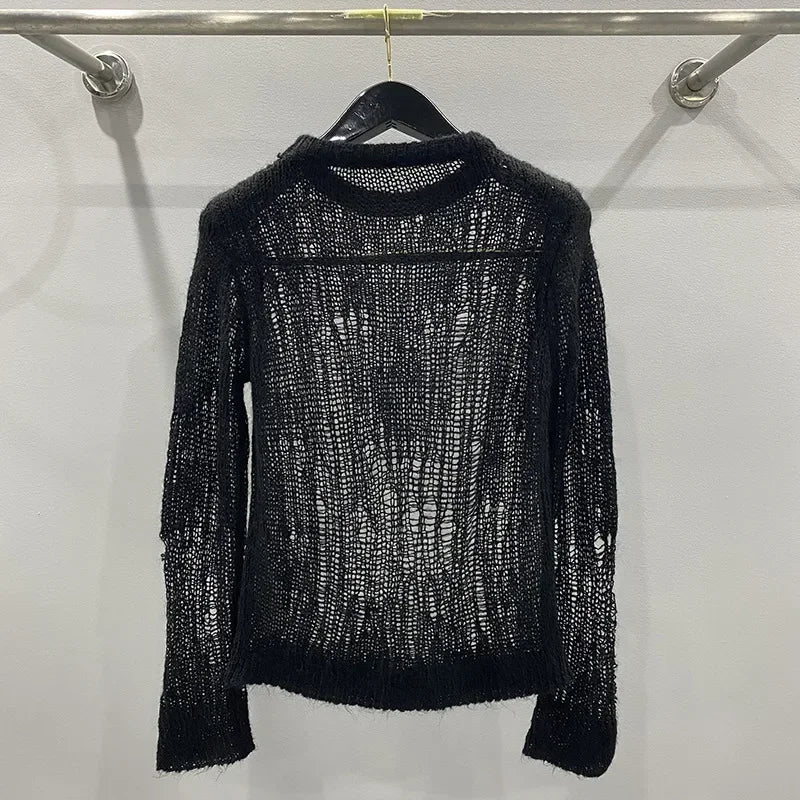RICK OWEN SEE THRU KNIT
