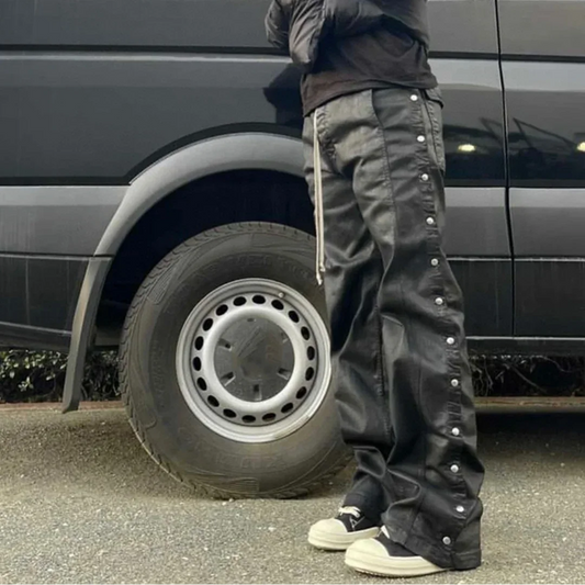 RICK OWEN STRING LEATHER PANTS