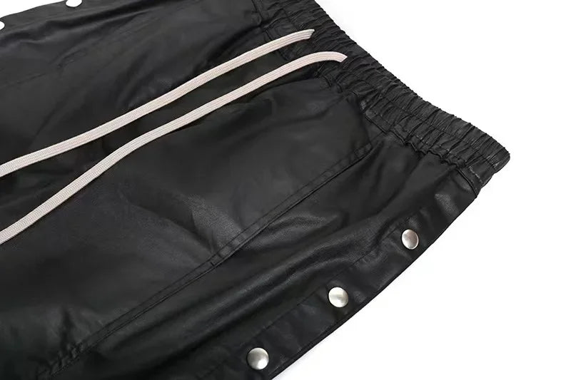 RICK OWEN STRING LEATHER PANTS