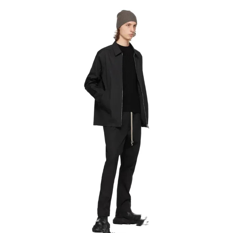 RICK OWEN BLACK ZIPPER