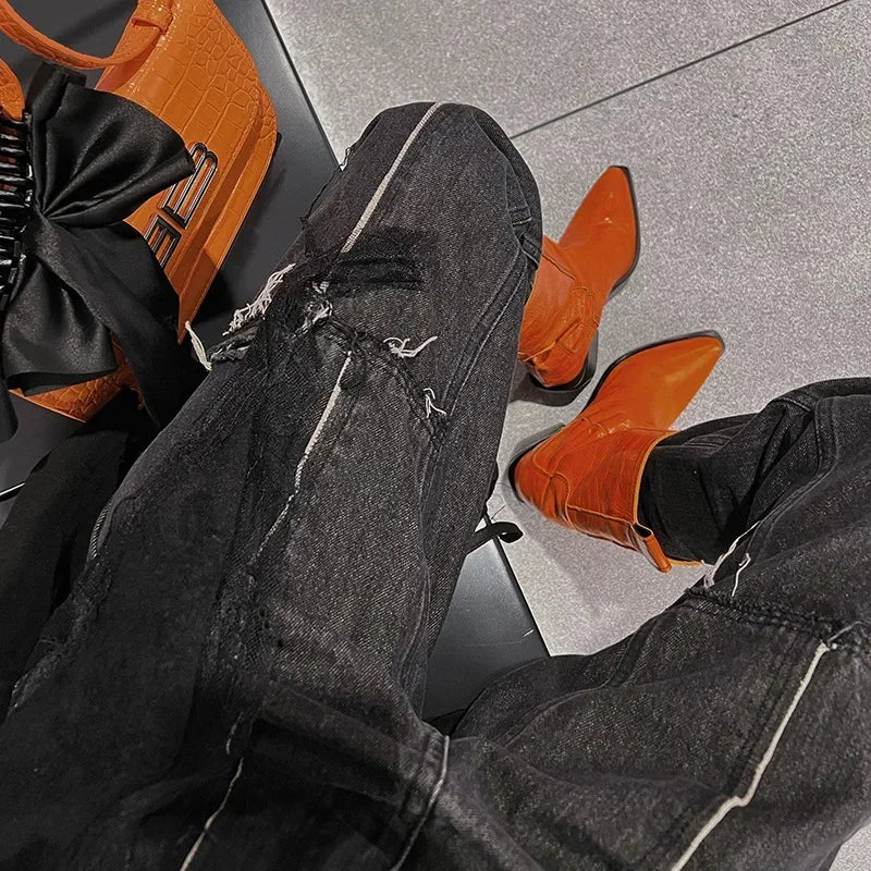 RICK OWENS RIPP3D JEANS