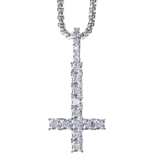 SHINY INVERTED CROSS